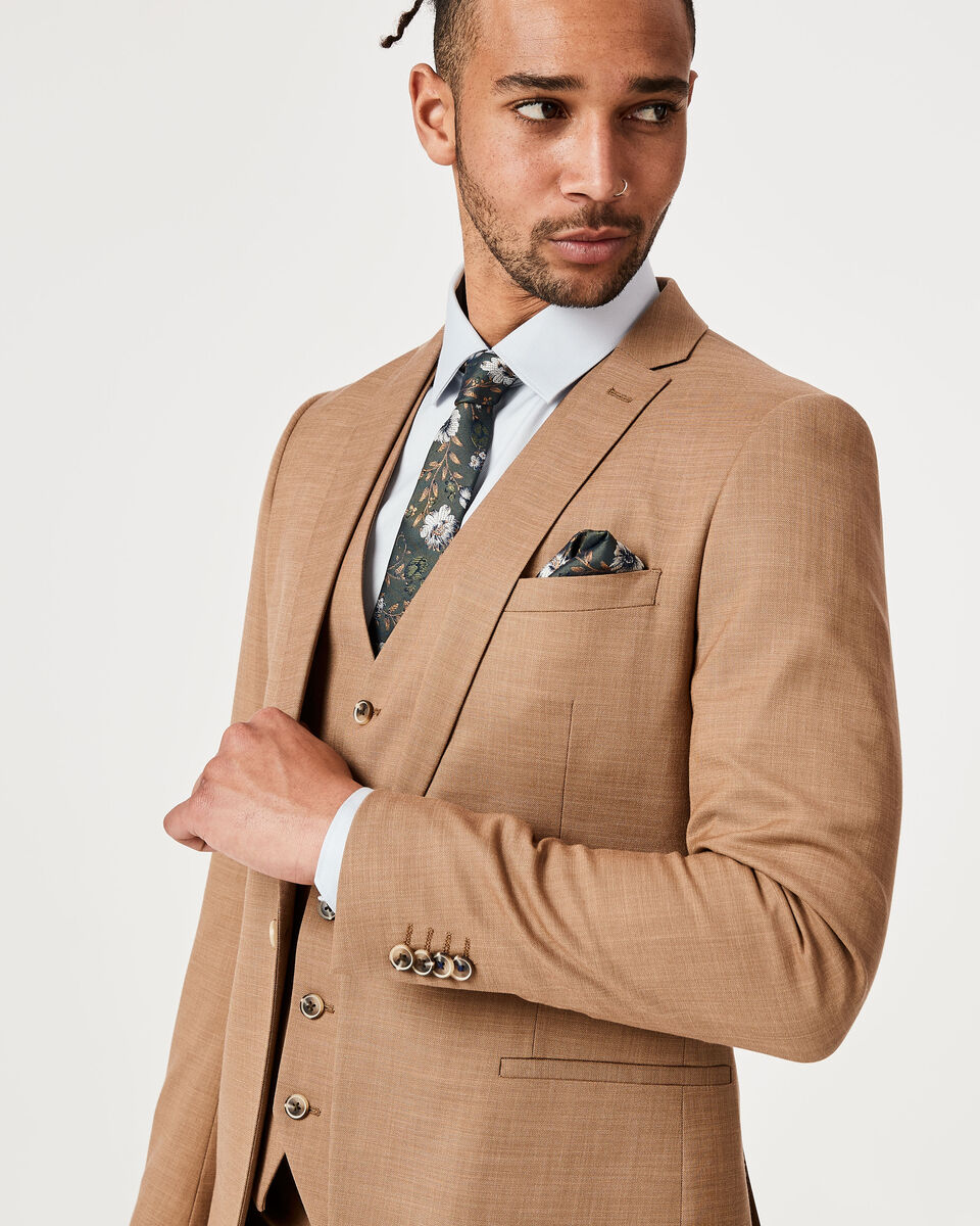 Alvi Suit Jacket, Camel, hi-res